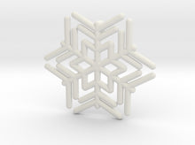 Load image into Gallery viewer, Snowflakes Series III: No. 12 3d printed