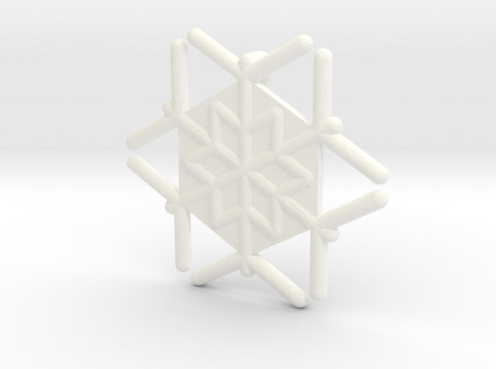 Snowflakes Series III: No. 18 3d printed