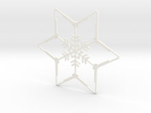 Load image into Gallery viewer, Snowflakes Series III: No. 2 3d printed