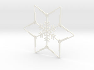 Snowflakes Series III: No. 2 3d printed