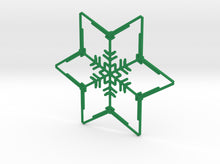 Load image into Gallery viewer, Snowflakes Series III: No. 2 3d printed