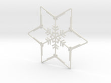 Load image into Gallery viewer, Snowflakes Series III: No. 2 3d printed
