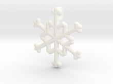 Load image into Gallery viewer, Snowflakes Series III: No. 21 3d printed
