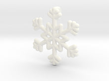 Load image into Gallery viewer, Snowflakes Series III: No. 22 3d printed