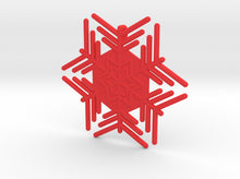 Load image into Gallery viewer, Snowflakes Series III: No. 4 3d printed