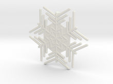 Load image into Gallery viewer, Snowflakes Series III: No. 4 3d printed