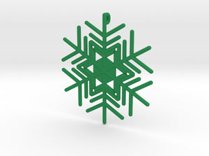 Snowflakes Series III: No. 6 3d printed