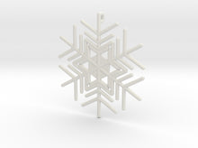 Load image into Gallery viewer, Snowflakes Series III: No. 6 3d printed