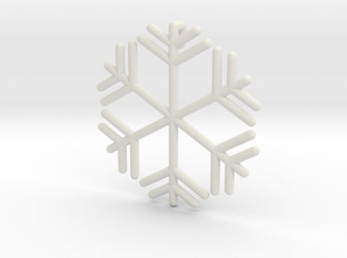 Snowflakes Series III: No. 8 3d printed