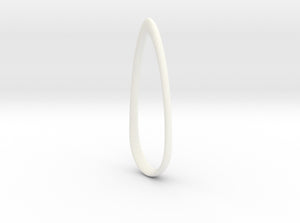 Swept Away: Teardrop Pendant 3d printed
