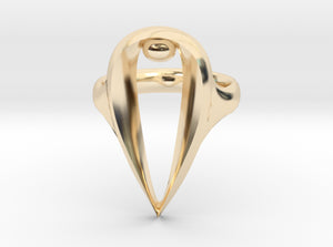 RIOT Rings: The Pearl size 8 3d printed