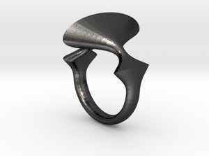 RIOT Rings: The Shark size 8 3d printed