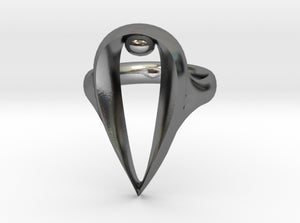 RIOT Rings: The Pearl size 6.5 3d printed
