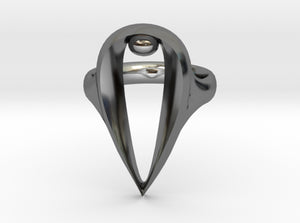 RIOT Rings: The Pearl size 8 3d printed
