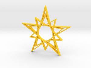 Arabesque: Solar Star 3d printed