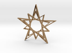 Arabesque: Solar Star 3d printed