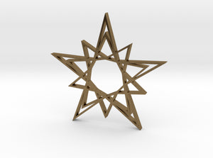 Arabesque: Solar Star 3d printed