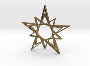 Arabesque: Solar Star 3d printed
