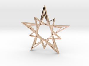 Arabesque: Solar Star 3d printed