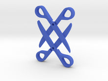 Load image into Gallery viewer, Sapphic: Scissor pendant 3d printed