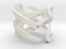 Load image into Gallery viewer, Sapphic: ScissorRing size 8 3d printed