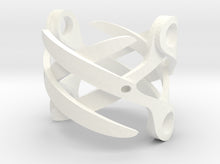 Load image into Gallery viewer, Sapphic: ScissorRing size 8 3d printed