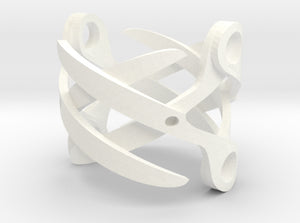 Sapphic: ScissorRing size 8 3d printed