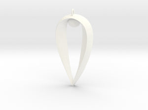 Sapphic: Pearl pendant 3d printed