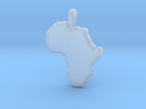 Mapa Mudo de Africa 3d printed