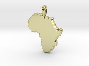 Mapa Mudo de Africa 3d printed