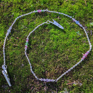 CoVida Crystal Bead Link Mask Chain (Rainbow)