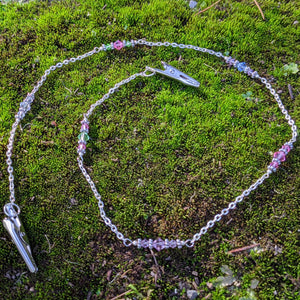 CoVida Crystal Bead Link Mask Chain (Rainbow)