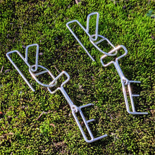 Load image into Gallery viewer, VOTE Sterling Silver Dangle Earrings