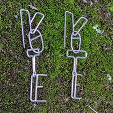 Load image into Gallery viewer, VOTE Sterling Silver Dangle Earrings